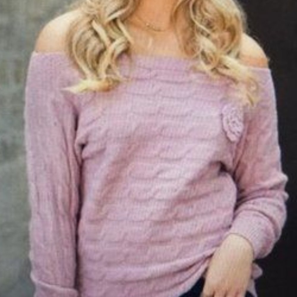 Military Hippie Coming Up Roses Sweater